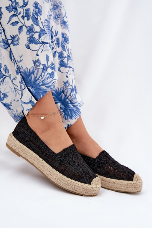 Espadrillid platvormiga Vinceza 17392 Must Espadrillid platvormiga Vinceza 17392 Must