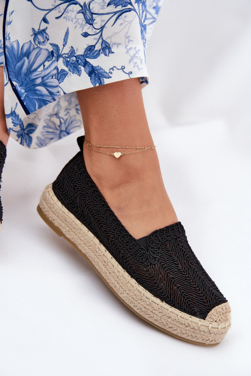 Espadrillid platvormiga Vinceza 17392 Must Espadrillid platvormiga Vinceza 17392 Must