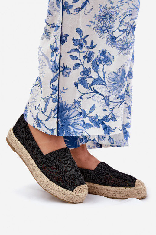 Espadrillid platvormiga Vinceza 17392 Must Espadrillid platvormiga Vinceza 17392 Must