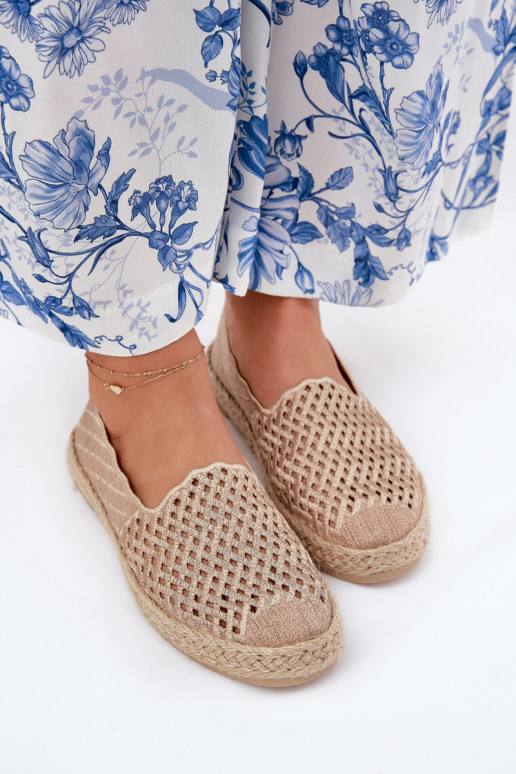 Espadrillid  Vinceza 13625 beeži värvi Espadrillid  Vinceza 13625 beeži värvi