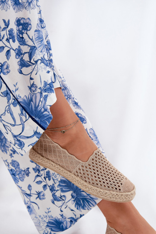 Espadrillid  Vinceza 13625 beeži värvi Espadrillid  Vinceza 13625 beeži värvi
