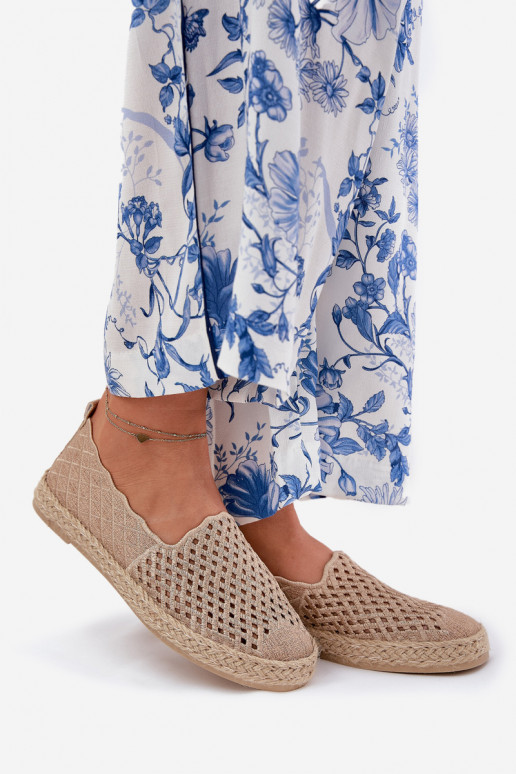 Espadrillid  Vinceza 13625 beeži värvi Espadrillid  Vinceza 13625 beeži värvi