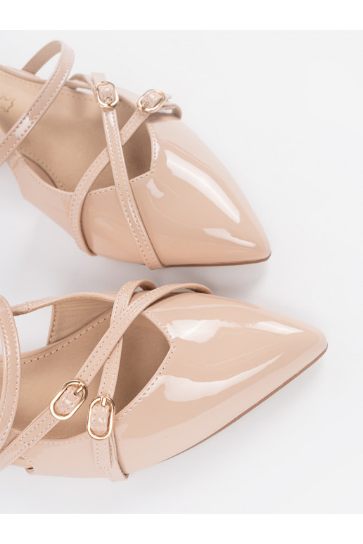 beeži värvi  poolsaapad 