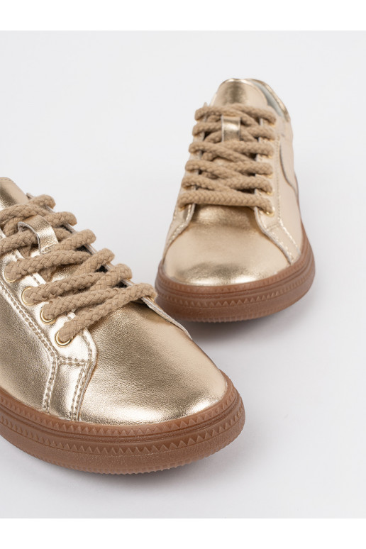 Kuldset värvi Tossud mudeli kingad   Sergio Leone