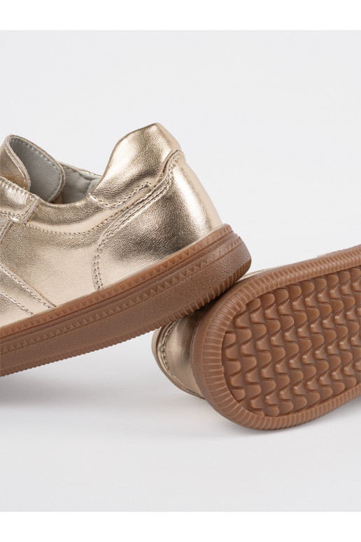 Kuldset värvi Tossud mudeli kingad   Sergio Leone