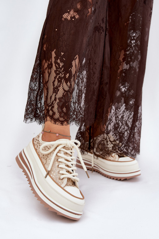 Vabaaja jalanõud platvormiga S.Barski BF51-101 liivakarva