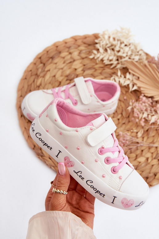 vabaaja jalanõud Laste Lee Cooper LCW-24-02-2159 valget värvi