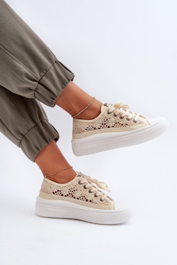 Pitsilised naiste saapad Lee Cooper LCW-23-44-1620 beeži värvi 2