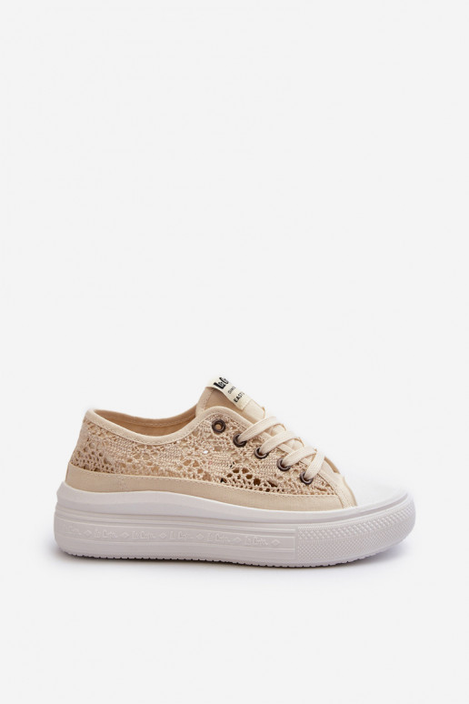 Pitsilised naiste saapad Lee Cooper LCW-23-44-1620 beeži värvi Pitsilised naiste saapad Lee Cooper LCW-23-44-1620 beeži värvi