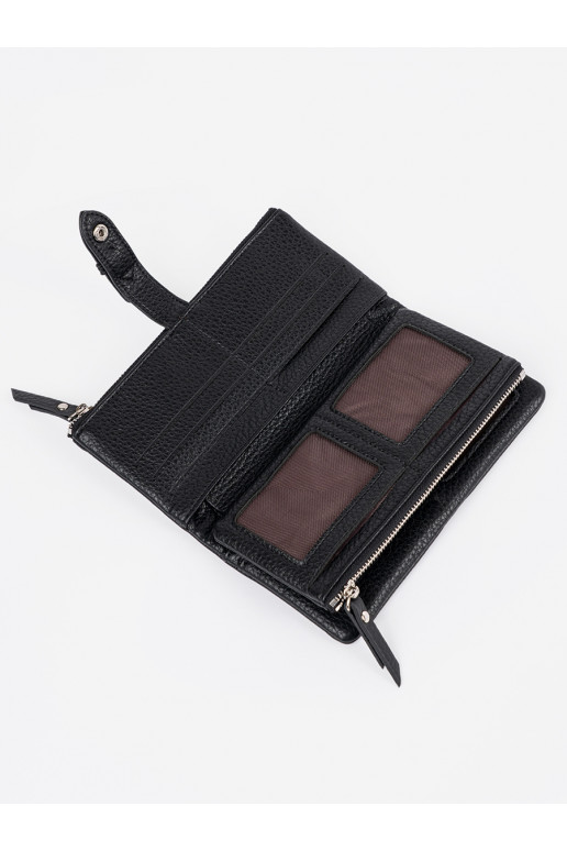 mustad Naiste rahakott z przegródkami