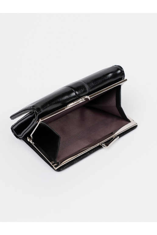 Rahakott must värv ekonahka