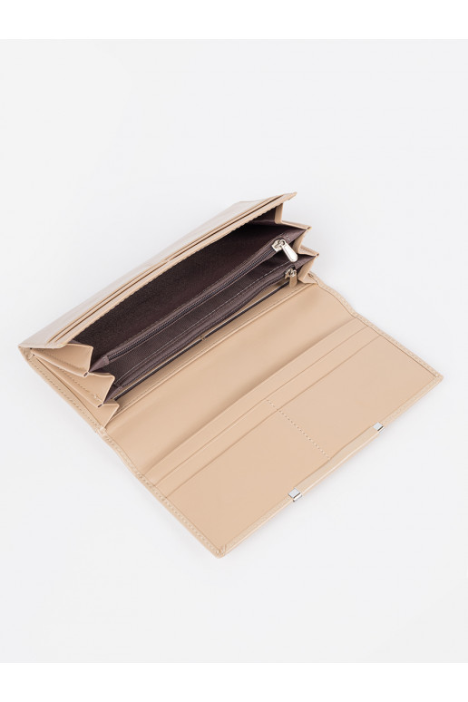 Elegancki Naiste rahakott beež