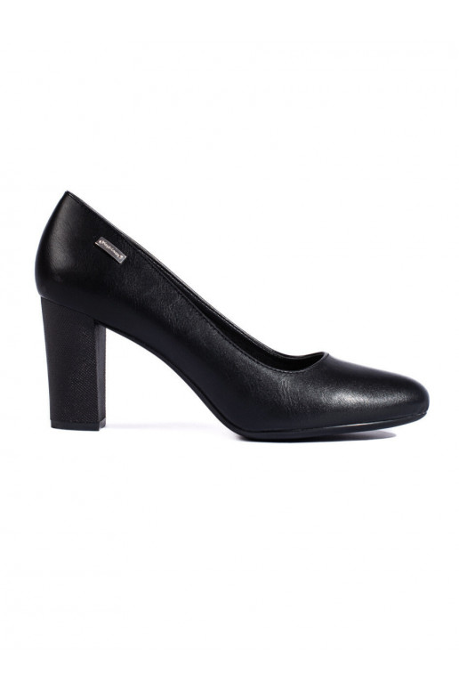 mustad poolsaapad kõrge kontsaga Sergio Leone