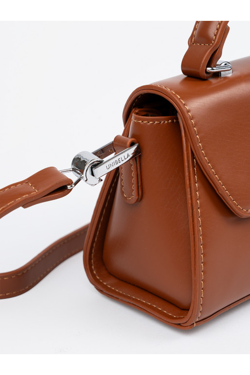 Pruunid värvi Käekott na ramie z rączką