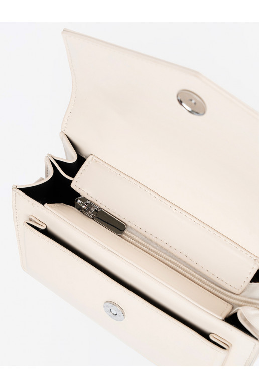  elegantne käekott z rączką i paskiem