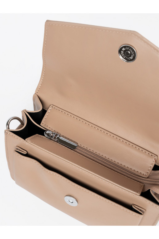 elevandiluu värvi elegantne käekott z rączką i paskiem