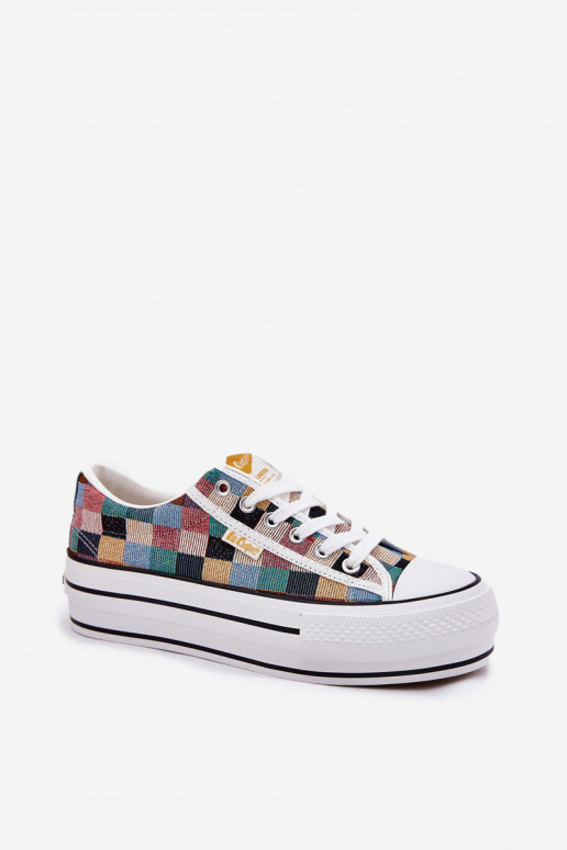 Mustriline naiste saapad platvormiga Lee Cooper LCIN-25-31-3441L Mitmevärvilised