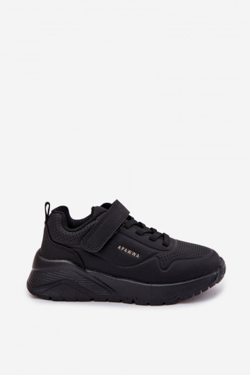 Laste jalanõud  spordijalatsid platvormiga Must Mirivia 2