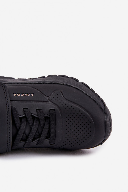 Laste jalanõud  spordijalatsid platvormiga Must Mirivia Laste jalanõud  spordijalatsid platvormiga Must Mirivia