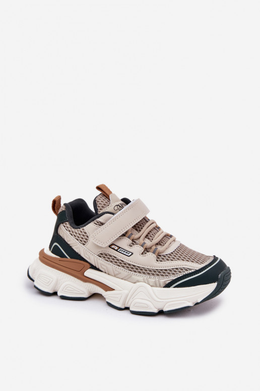 tüüpi jalanõud jalanõud Lastejalatsid krõpsudega kinnitatav beeži värvi Ronivelle  tüüpi jalanõud jalanõud Lastejalatsid krõpsudega kinnitatav beeži värvi Ronivelle