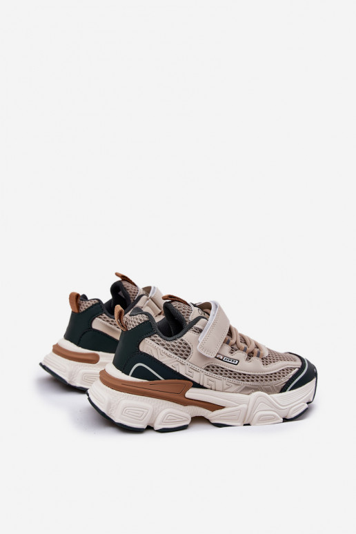 tüüpi jalanõud jalanõud Lastejalatsid krõpsudega kinnitatav beeži värvi Ronivelle  tüüpi jalanõud jalanõud Lastejalatsid krõpsudega kinnitatav beeži värvi Ronivelle