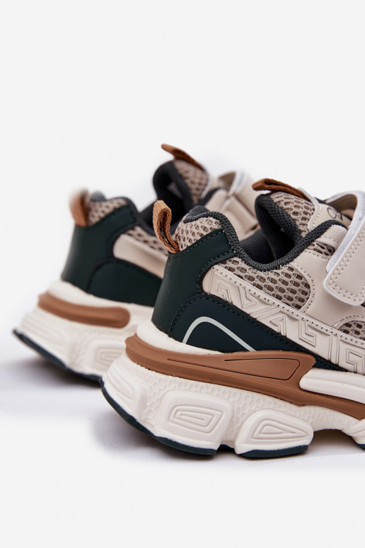 tüüpi jalanõud jalanõud Lastejalatsid krõpsudega kinnitatav beeži värvi Ronivelle  tüüpi jalanõud jalanõud Lastejalatsid krõpsudega kinnitatav beeži värvi Ronivelle