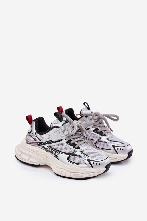  tüüpi jalanõud Laste jalanõud massiivse tallaga Hõbedat värvi Xairana