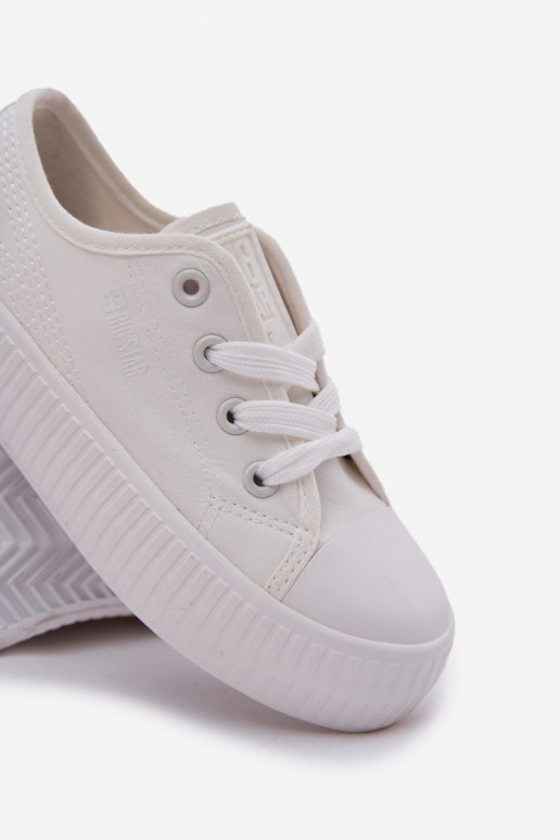 vabaaja jalanõud Laste jalanõud nööritavad Big Star RR374009 valget värvi vabaaja jalanõud Laste jalanõud nööritavad Big Star RR374009 valget värvi