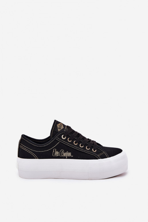 Nööritavad riidest jalatsid platvormiga Lee Cooper LCW-25-31-3431L Must Nööritavad riidest jalatsid platvormiga Lee Cooper LCW-25-31-3431L Must