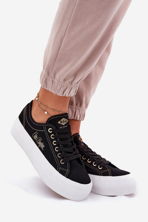 Nööritavad riidest jalatsid platvormiga Lee Cooper LCW-25-31-3431L Must Nööritavad riidest jalatsid platvormiga Lee Cooper LCW-25-31-3431L Must