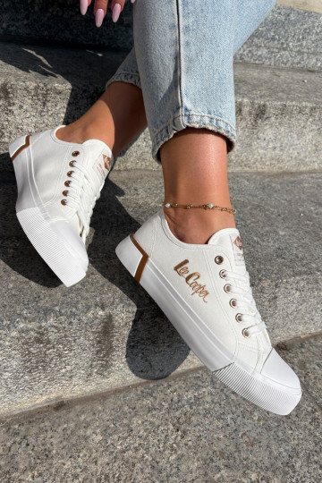 vabaaja jalanõud Riidest  Lee Cooper LCW-25-31-3428L valget värvi