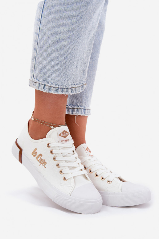vabaaja jalanõud Riidest  Lee Cooper LCW-25-31-3428L valget värvi vabaaja jalanõud Riidest  Lee Cooper LCW-25-31-3428L valget värvi