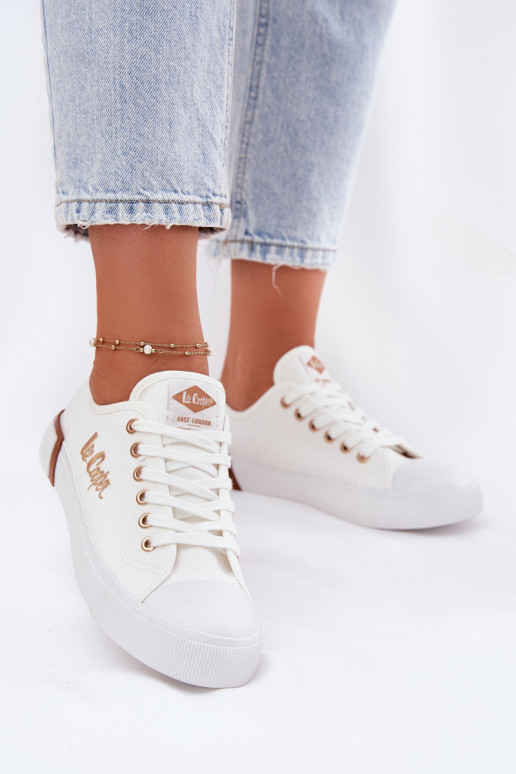 vabaaja jalanõud Riidest  Lee Cooper LCW-25-31-3428L valget värvi vabaaja jalanõud Riidest  Lee Cooper LCW-25-31-3428L valget värvi