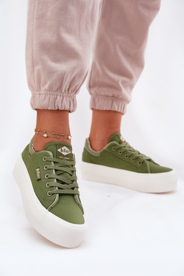 naiste saapad platvormiga Lee Cooper LCW-25-31-3449L Rohelist värvi 2