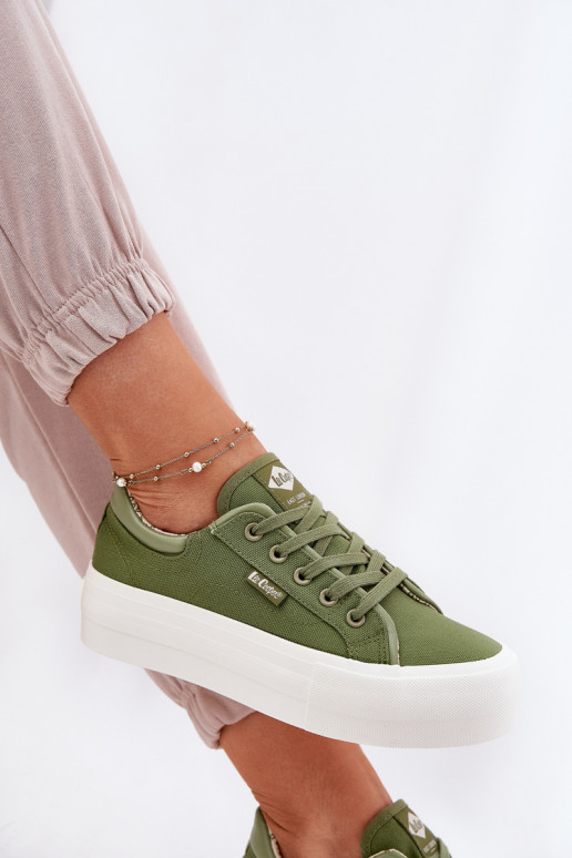 naiste saapad platvormiga Lee Cooper LCW-25-31-3449L Rohelist värvi naiste saapad platvormiga Lee Cooper LCW-25-31-3449L Rohelist värvi