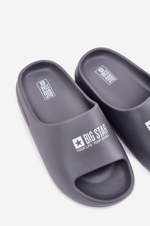 Kerged rannaplätud Sussid  Z Logo Big Star RR174A013 Halli värvi