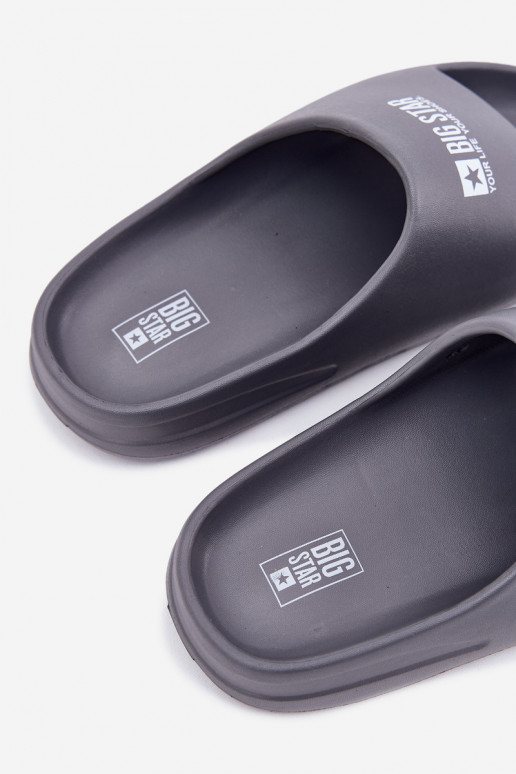 Kerged rannaplätud Sussid  Z Logo Big Star RR174A013 Halli värvi