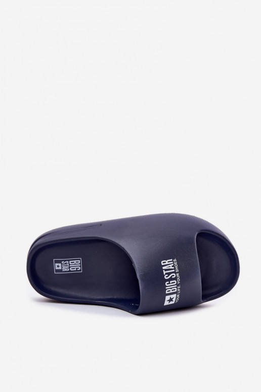 Kerged rannaplätud Sussid  Z Logo Big Star RR174A014 tumesinist värvi