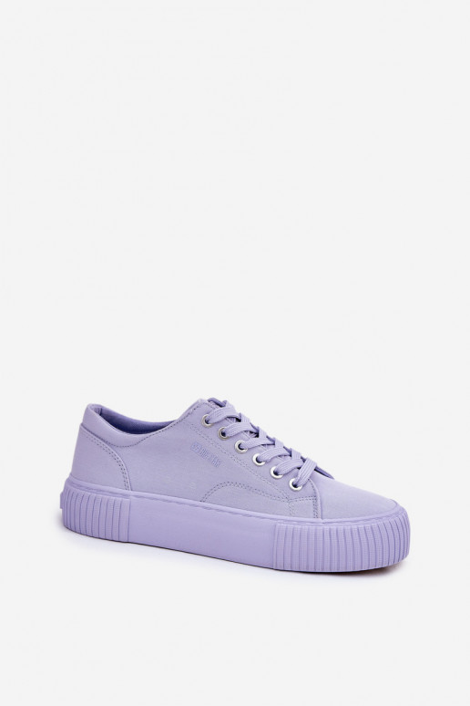 Riidest naiste saapad Big Star RR274406 Violetne värv Riidest naiste saapad Big Star RR274406 Violetne värv