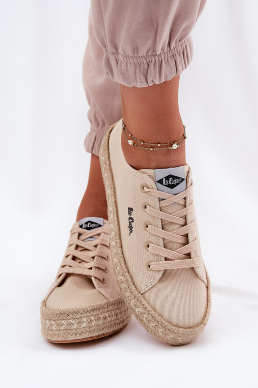 naiste saapad  Lee Cooper LCW-25-44-3215 beeži värvi naiste saapad  Lee Cooper LCW-25-44-3215 beeži värvi
