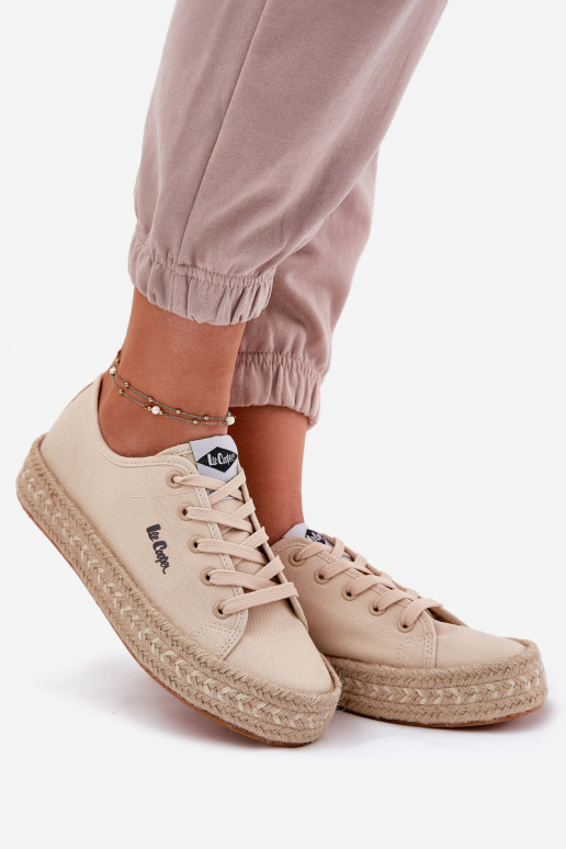 naiste saapad  Lee Cooper LCW-25-44-3215 beeži värvi naiste saapad  Lee Cooper LCW-25-44-3215 beeži värvi