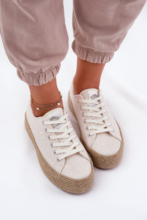 naiste saapad platvormiga  Lee Cooper LCW-25-02-3284 Elevandiluu värvi naiste saapad platvormiga  Lee Cooper LCW-25-02-3284 Elevandiluu värvi