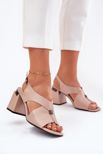 Elegantsed Naistesandaalid Vinceza 62238 beeži värvi