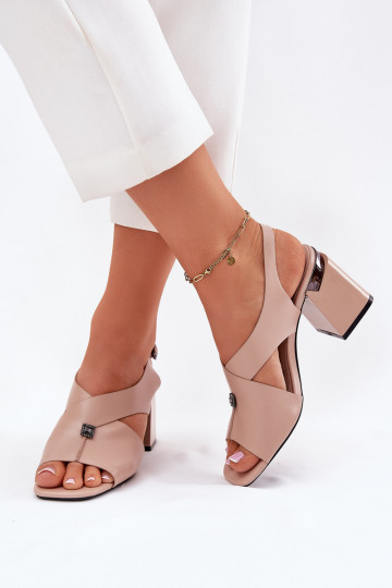 Elegantsed Naistesandaalid Vinceza 62238 beeži värvi 2