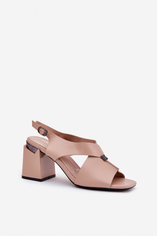 Elegantsed Naistesandaalid Vinceza 62238 beeži värvi Elegantsed Naistesandaalid Vinceza 62238 beeži värvi