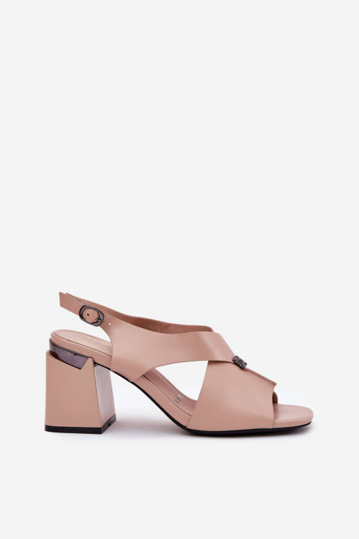 Elegantsed Naistesandaalid Vinceza 62238 beeži värvi Elegantsed Naistesandaalid Vinceza 62238 beeži värvi