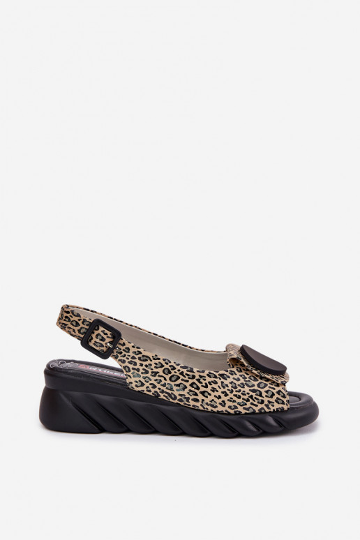 sandaalid Z Naturalnej Skóry  Artiker 56C2186 leopardimustriga sandaalid Z Naturalnej Skóry  Artiker 56C2186 leopardimustriga