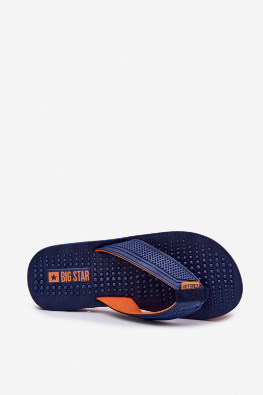  Sussid moodsad varbavahe-sandaalid Big Star RR174437 tumesinist värvi