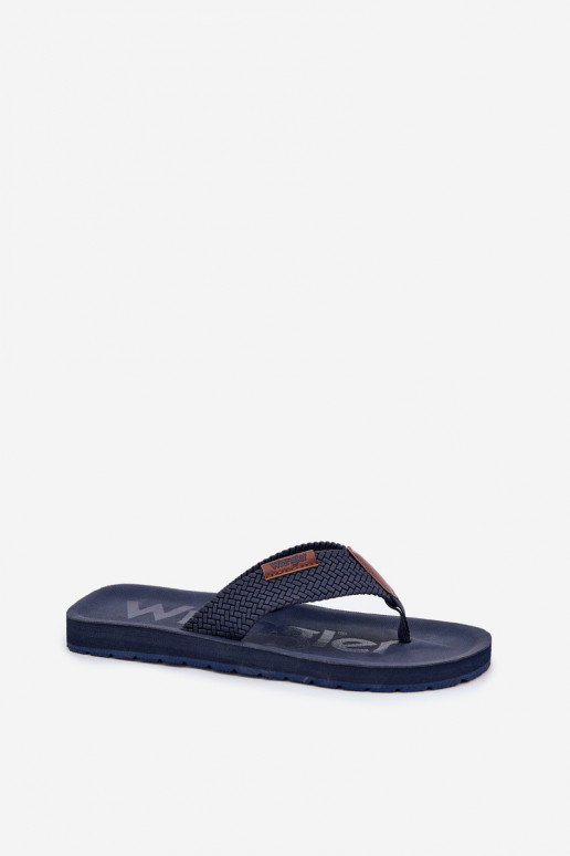 Sussid moodsad varbavahe-sandaalid  WRANGLER ZANE FLIPFLOP MEN LOW 20251044.24H tumesinist värvi