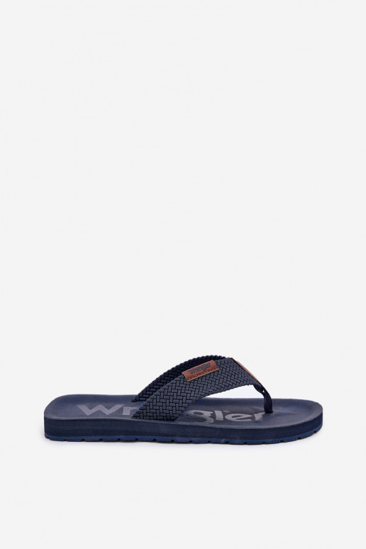 Sussid moodsad varbavahe-sandaalid  WRANGLER ZANE FLIPFLOP MEN LOW 20251044.24H tumesinist värvi